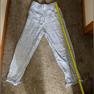 aerie beach linen pants